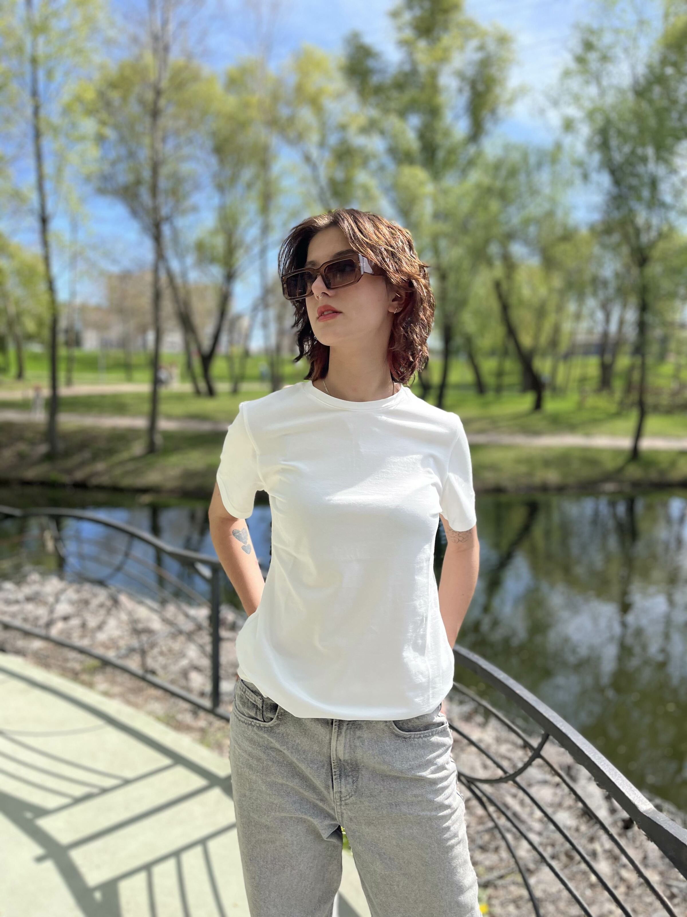 Футболка класична біла (9.04.1)