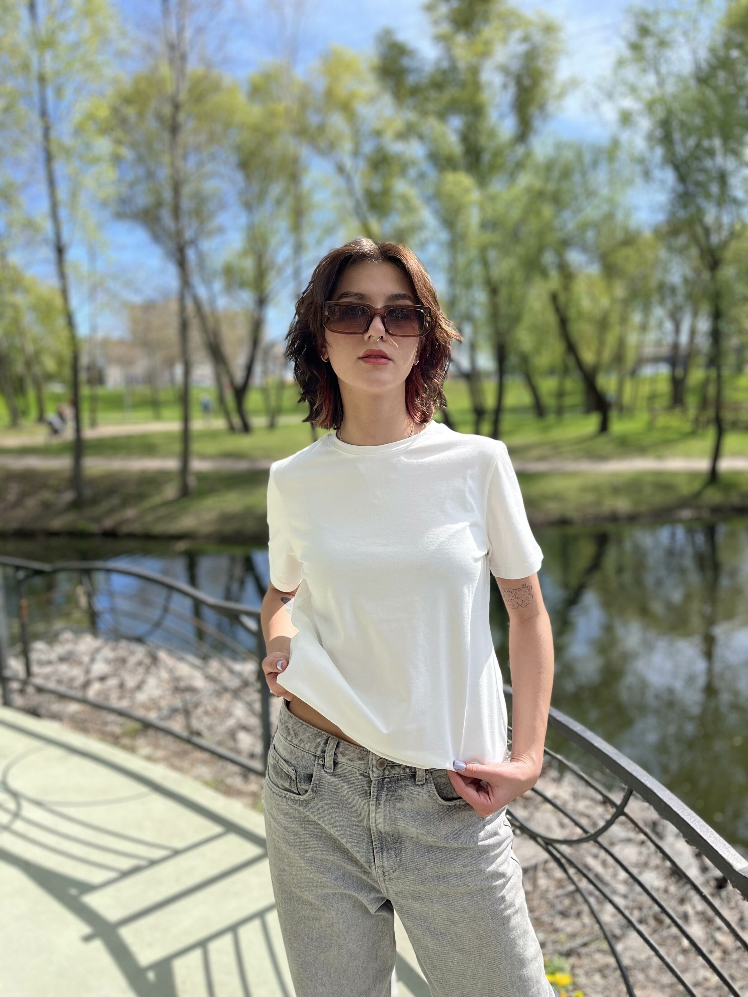 Футболка класична біла (9.04.1)