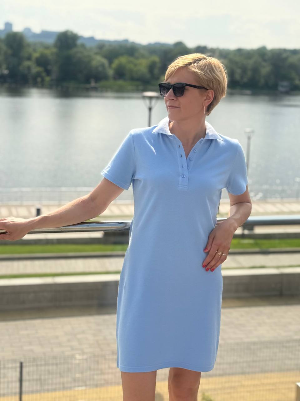 Поло сукня блакитна (10.04.6)